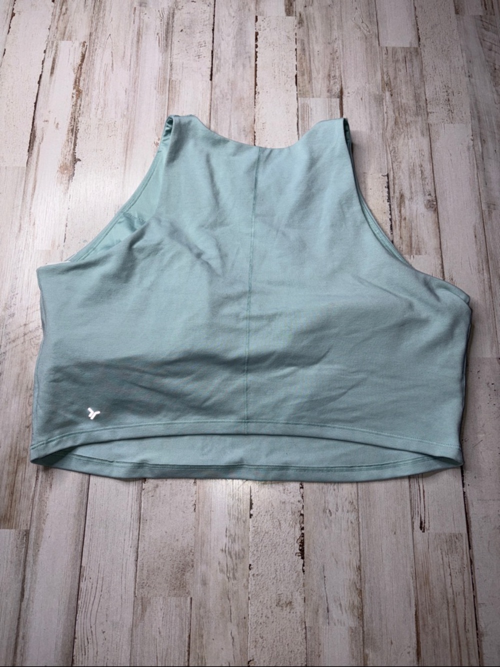 Old Navy Active Powersoft Mint Cropped Tank Top Size 2X NWT - Picture 10 of 12